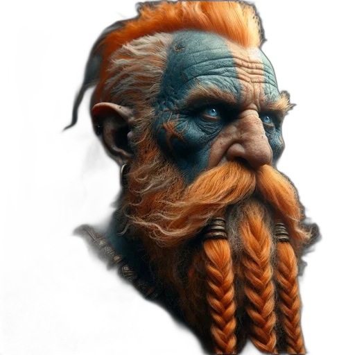 face, mask, hair, creature transparent PNG cut-out