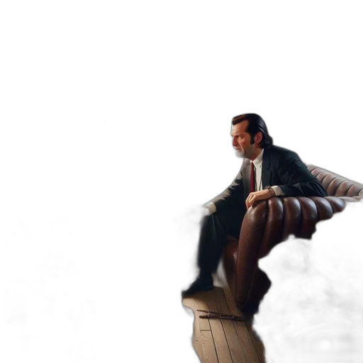 umbrella, shoes, staff, jacket transparent PNG cut-out