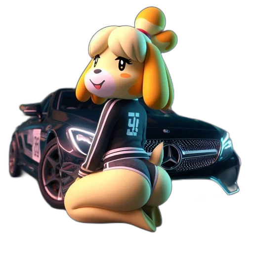 car, animal, weapon, 3d render transparent PNG cut-out