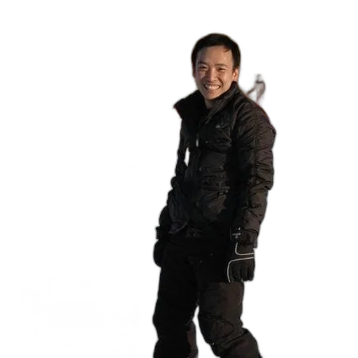 staff, jacket, weapon, robot transparent PNG cut-out