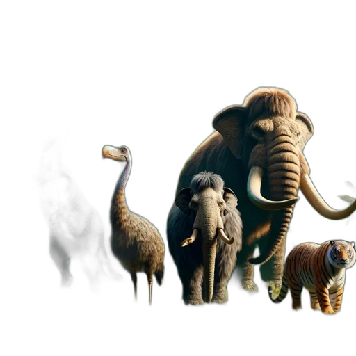 animal, creature, concept art, 3d render transparent PNG cut-out