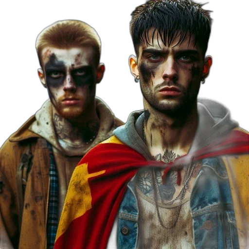 jacket, concept art, comic book art, cyberpunk transparent PNG cut-out