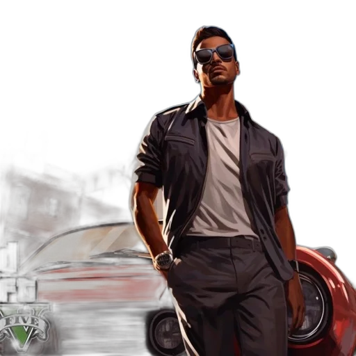 concept art, photorealistic, 3d render, comic book art transparent PNG cut-out