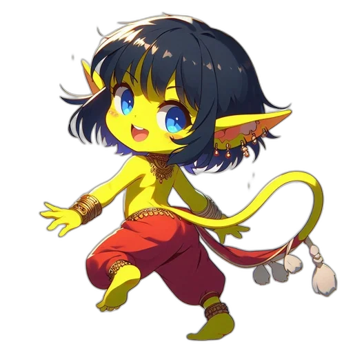 dragon, staff, creature, animal transparent PNG cut-out