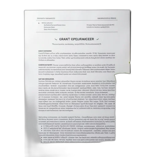 staff, grant, report, displayed transparent PNG cut-out