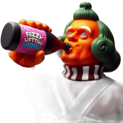 food, bottle, robot, creature transparent PNG cut-out