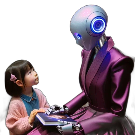 robot, creature, cyberpunk, concept art transparent PNG cut-out