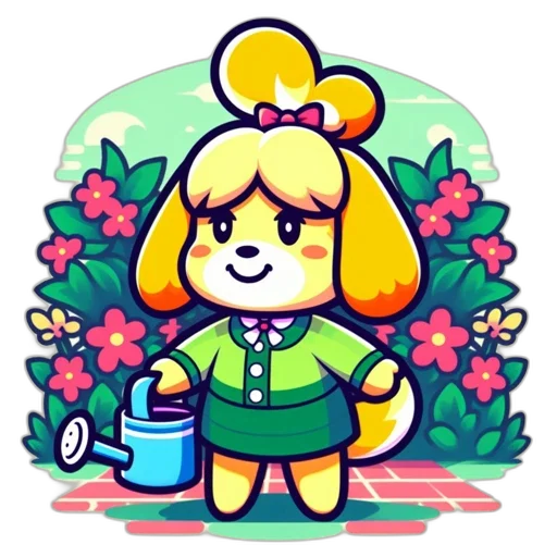 staff, flower, creature, animal transparent PNG cut-out