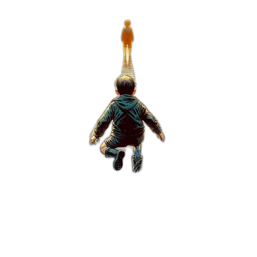 staff, robot, jacket, creature transparent PNG cut-out