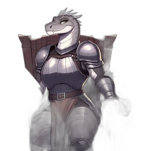 dragon, robot, staff, creature transparent PNG cut-out