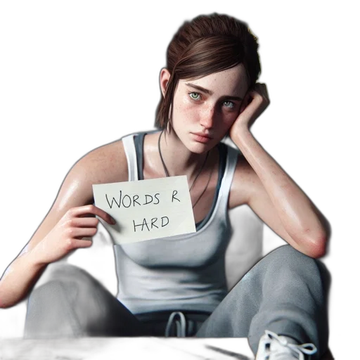 face, concept art, photorealistic, pixel art transparent PNG cut-out