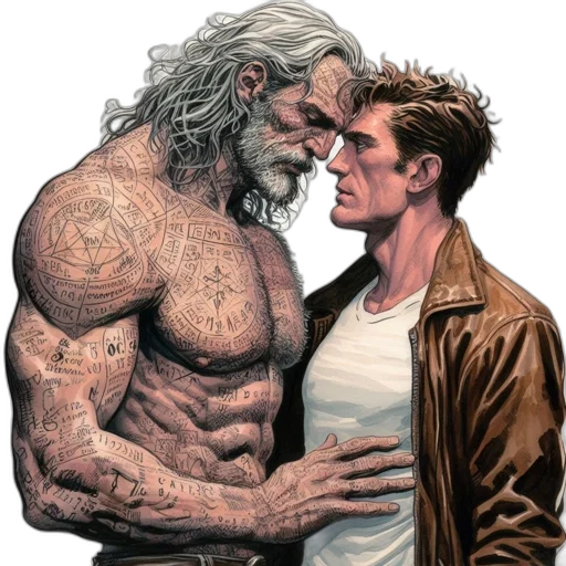 comic book art, concept art, fantasy art, cartoon transparent PNG cut-out