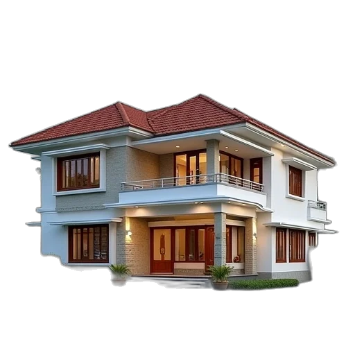 building, 3d render, photorealistic, pencil sketch transparent PNG cut-out
