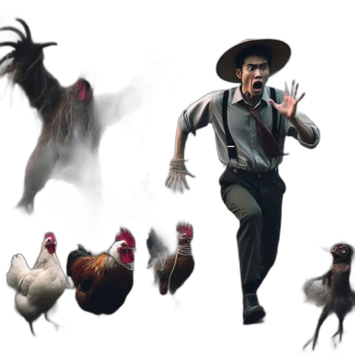 concept art, fantasy art, photorealistic, pixel art transparent PNG cut-out