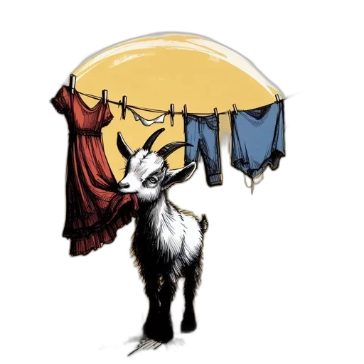 dress, hat, umbrella, animal transparent PNG cut-out
