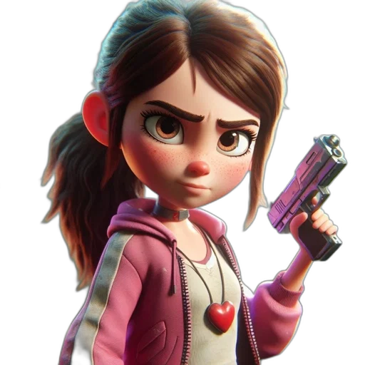 weapon, staff, jacket, face transparent PNG cut-out