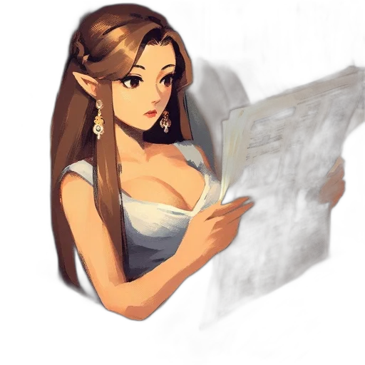 dress, fantasy art, concept art, pixel art transparent PNG cut-out