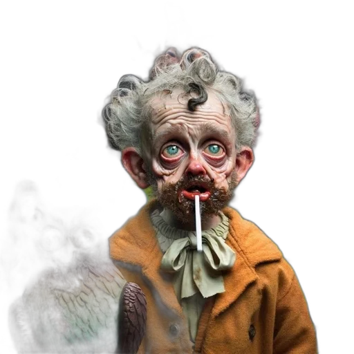 mask, face, staff, creature transparent PNG cut-out