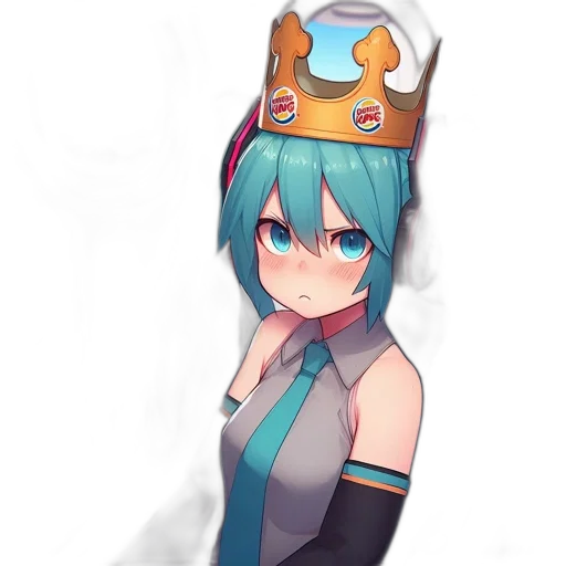 crown, hat, robot, staff transparent PNG cut-out