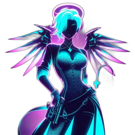 staff, dress, robot, concept art transparent PNG cut-out