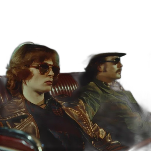 jacket, car, hair, robot transparent PNG cut-out