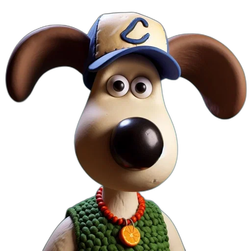 hat, animal, staff, face transparent PNG cut-out