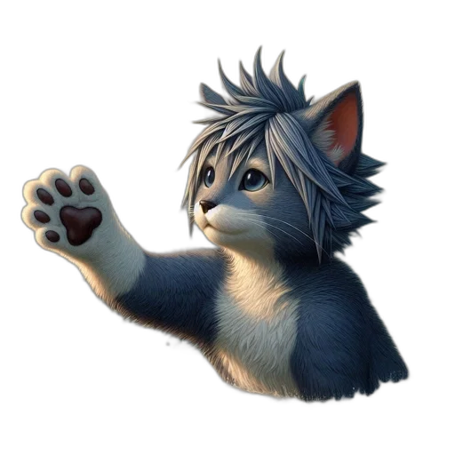 staff, animal, 3d render, concept art transparent PNG cut-out