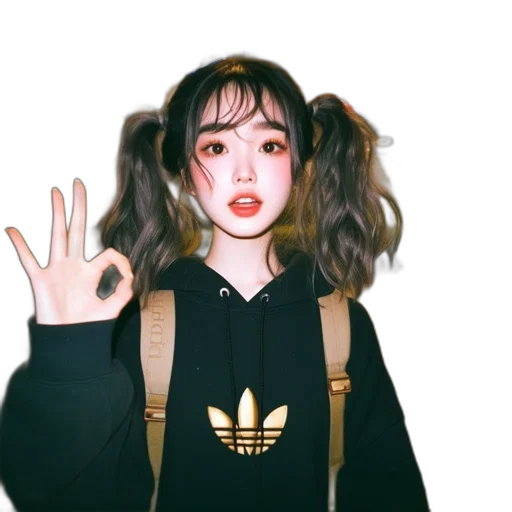 jacket, hair, creature, mask transparent PNG cut-out