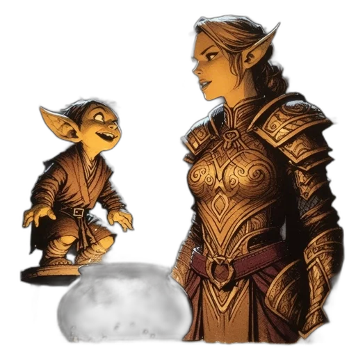 concept art, fantasy art, pixel art, comic book art transparent PNG cut-out