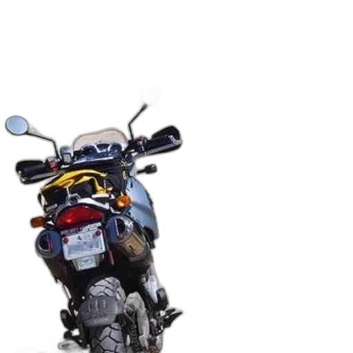 photorealistic, 3d render, motorcycle, yellow transparent PNG cut-out