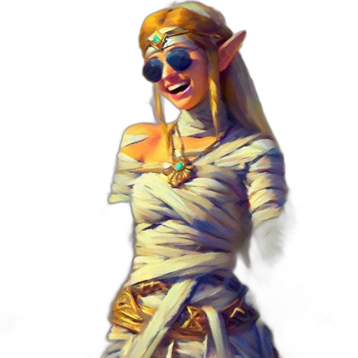 dress, staff, crown, jewelry transparent PNG cut-out