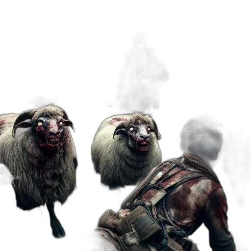 creature, animal, mask, concept art transparent PNG cut-out