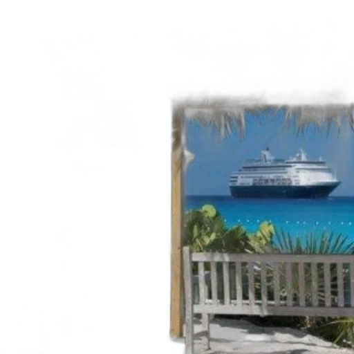 photorealistic, 3d render, concept art, beach transparent PNG cut-out
