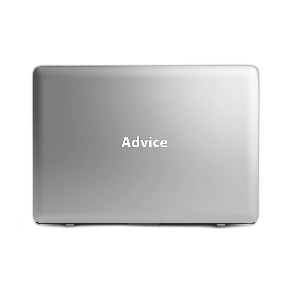 3d render, sleek, silver, laptop transparent PNG cut-out