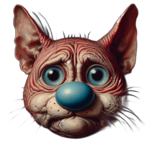 face, mask, animal, creature transparent PNG cut-out