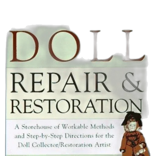 handbook, doll, repair, restoration transparent PNG cut-out
