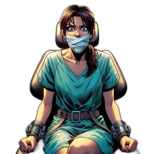 staff, mask, comic book art, concept art transparent PNG cut-out