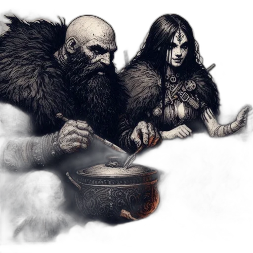 concept art, fantasy art, comic book art, photorealistic transparent PNG cut-out