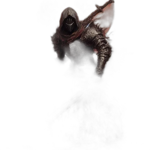 creature, dragon, sword, robot transparent PNG cut-out