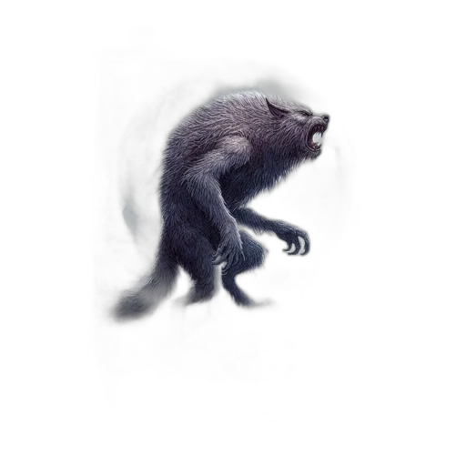 creature, animal, staff, hair transparent PNG cut-out