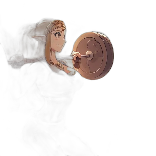 weapon, dress, sword, staff transparent PNG cut-out