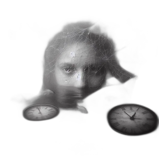 face, creature, mask, hair transparent PNG cut-out