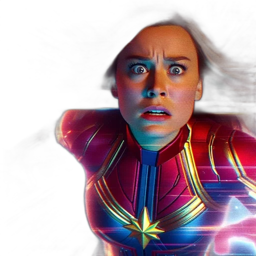 face, comic book art, concept art, neon lights transparent PNG cut-out