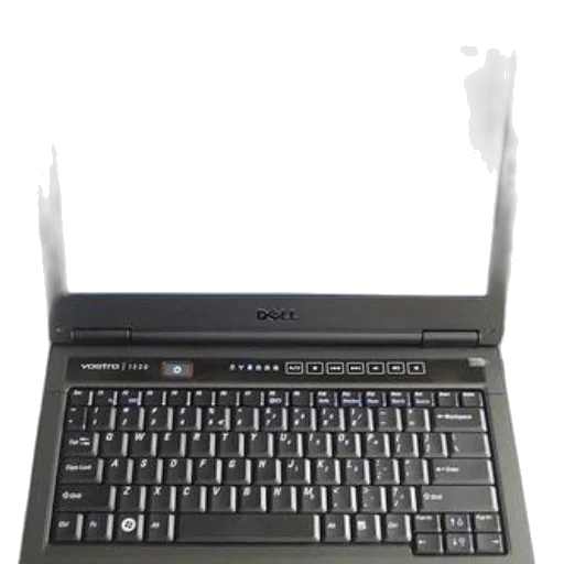 staff, dell, laptop, black transparent PNG cut-out