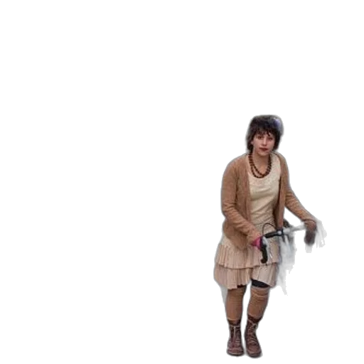 weapon, animal, staff, dress transparent PNG cut-out