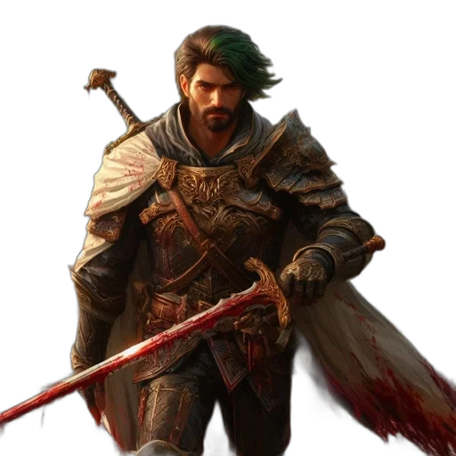 sword, weapon, fantasy art, concept art transparent PNG cut-out