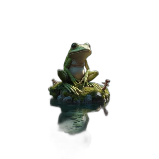 staff, creature, animal, hat transparent PNG cut-out