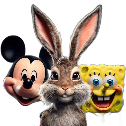 animal, mask, creature, 3d render transparent PNG cut-out