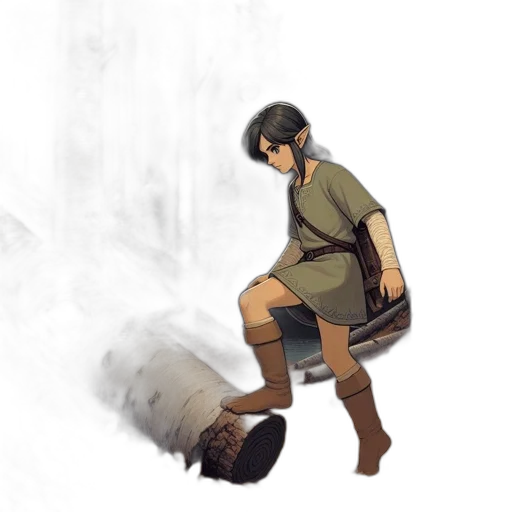 sword, weapon, staff, creature transparent PNG cut-out