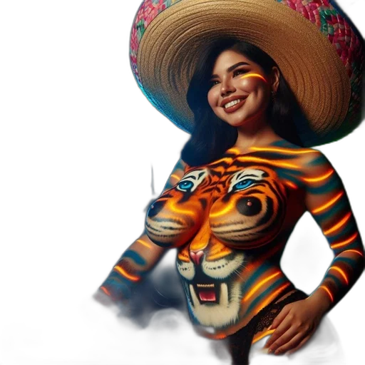 dress, mask, hat, face transparent PNG cut-out